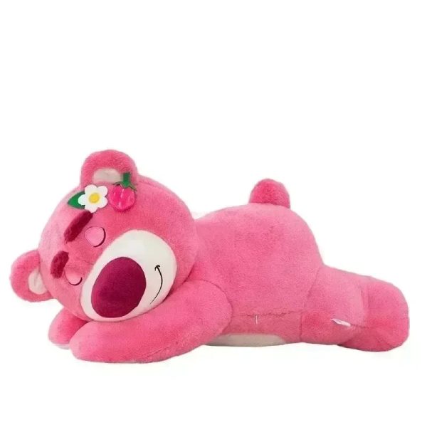 Lotso Plush Bear – Soft Strawberry Plush Pillow for Kids and Collectors