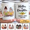 Love Between Mother & Daughter Sunflower Personalized Coffee Mug