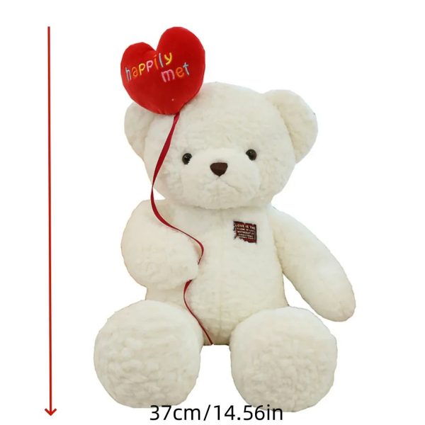 Love Confession Bear Plush – 37cm Soft Cuddly Gift for Valentine