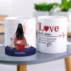 Love Definition- Where No One Where The Pants- Personalized Mug, Couple Gift
