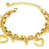 Love Heart Bead Bracelet
