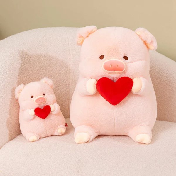 Love Heart Pig Plush Toy