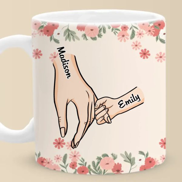 Love In Every Touch - Family Personalized Custom Mug - Gift For Mom, Grandma