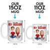 Love Is Being With You - Couple Personalized Custom Mug - Gift For Husband Wife, Anniversary