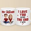 Love Is Being With You - Couple Personalized Custom Mug - Gift For Husband Wife, Anniversary