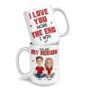 Love Is Being With You - Couple Personalized Custom Mug - Gift For Husband Wife, Anniversary