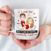 Love Is Better With You - Couple Personalized Custom Mug - Gift For Husband Wife, Anniversary