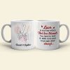 Love Is Journey Which Has Two Threads Personalized Couple Mug, Gift For Couple