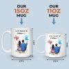 Love Knows No Distance - Couple Personalized Custom Mug - Gift For Husband Wife, Anniversary, Long Distance Relationship