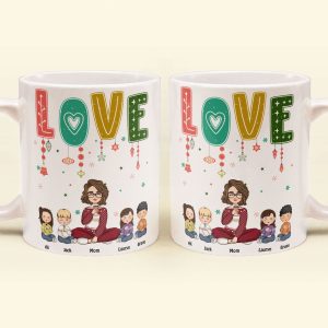 Love Mom - Personalized Mug