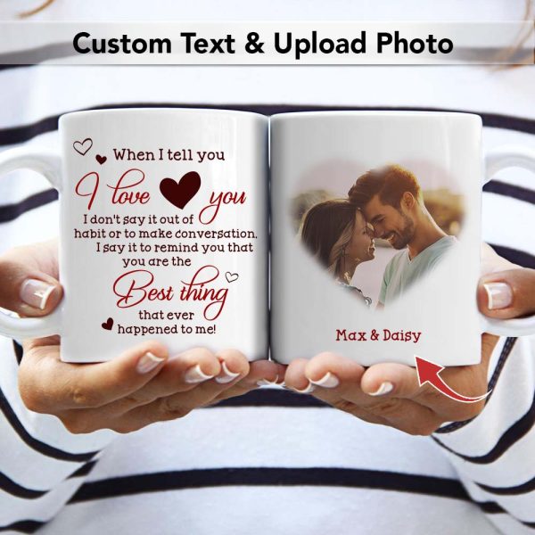 Love Mug For Wife Husband Partner Couple Coffee Mug, Valentine Gift HN590