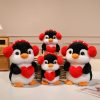 Love Penguin Plush Toy – Soft Stuffed Animal with Heart for Valentine’s Day