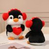 Love Penguin Plush Toy – Soft Stuffed Animal with Heart for Valentine’s Day
