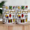 Love Reading - Personalized White Edge-to-Edge Mug - Gift For Book Lovers HH01