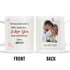 Love Reminder With Heart and Photo Frame - Personalized Custom Coffee Mug - CPL149_MG