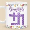 Love Stitched In Every Name - Family Personalized Custom 3D Inflated Effect Printed Mug - Mother's Day, Gift For Mom, Grandma