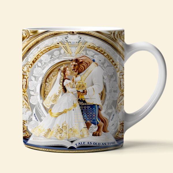 Love Story Couple Mug Personalized Gifts For Couple 02TGDT230625