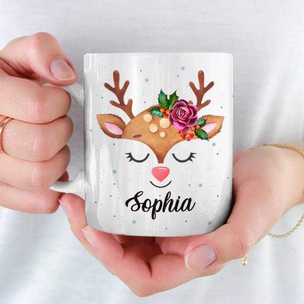 Love The Giver More Than The Gift, Christmas Icon - Family Personalized Custom Mug - Christmas Gift For Family Members