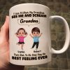 Love When My Grandkids Scream Grandma Personalized Mug