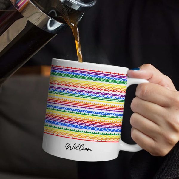 Love Whoever You Want Hidden Message - Personalized Mug