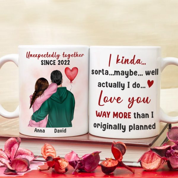Love You Way More Than I Originally Planned Personalized Couple Mug, Gift For Couple