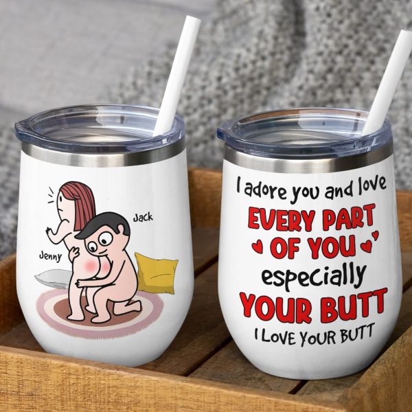 Love Your Butt - Personalized Coffee Mug for Wife, Girlfriend