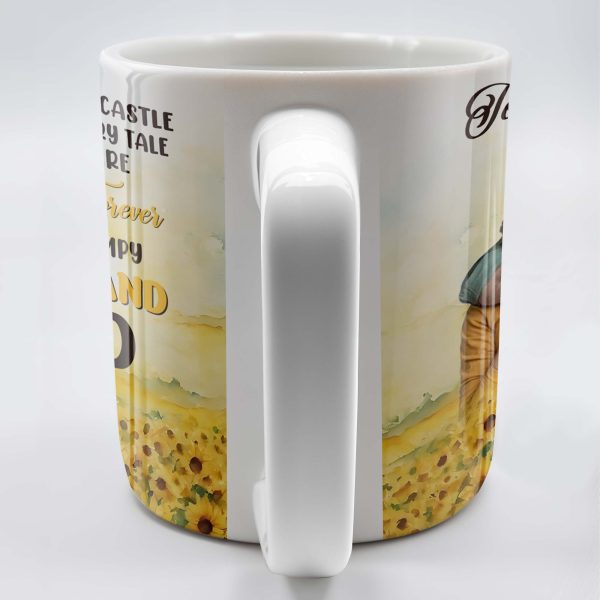 Love Your Grumpy Old Husband, My Queen Forever Mug - Personalized Custom Coffee Mug - CPL146_MG