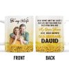 Love Your Grumpy Old Husband, My Queen Forever Mug - Personalized Custom Coffee Mug - CPL146_MG