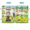Loved By My Little Bugs Gardening Lady - Gift For Women - Personalized Custom White Edge-to-Edge Mug