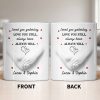 Loved You Yesterday, Love You Still, Hearts And Holding Hands - Personalized Custom Coffee Mug - CPL1151_MG