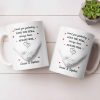 Loved You Yesterday, Love You Still, Hearts And Holding Hands - Personalized Custom Coffee Mug - CPL1151_MG