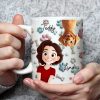 Lovely Dog And Human Cartoon - Personalized Mug - Gift for Pet Owners, Dog Lovers, Dog Mom | CLP15.V3 HH01