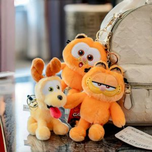 Lovely Garfield Plush: Adorable Lazy Cat Pendant for Anime Fans