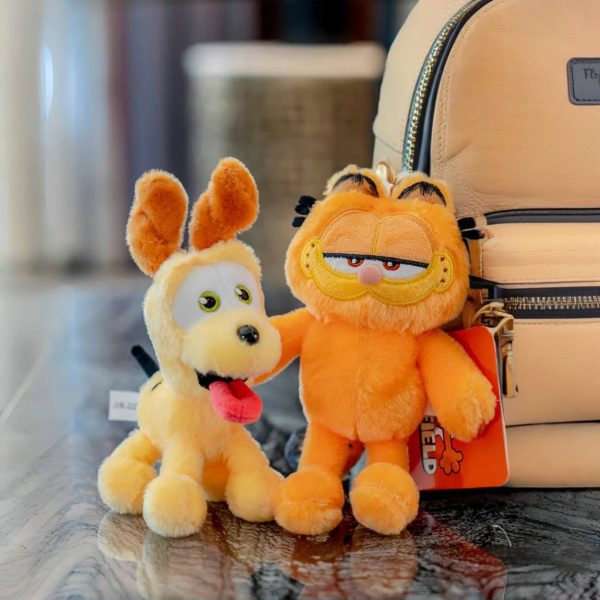Lovely Garfield Plush: Adorable Lazy Cat Pendant for Anime Fans
