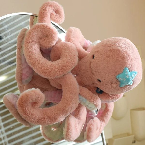 Lovely Plush Octopus Toy - Soft, Cuddly Home Decor for Kids & Babies