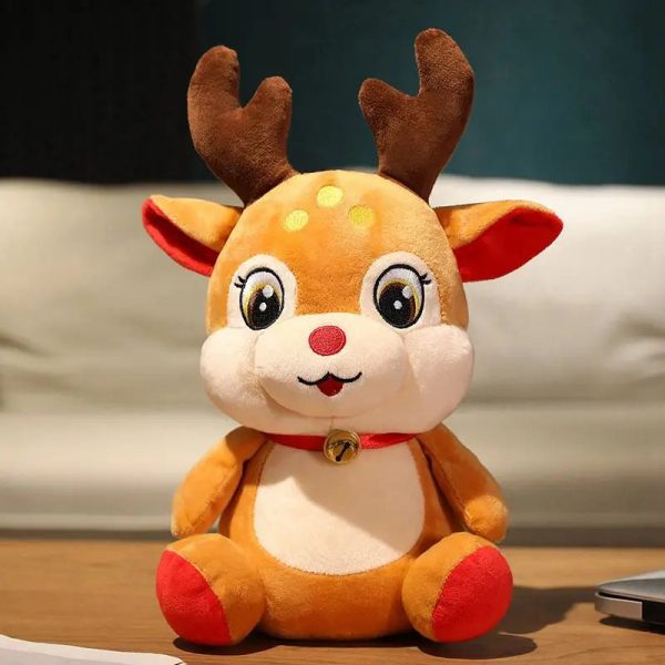 Lovely Santa Claus & Elk Plush Toys