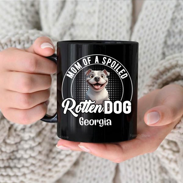 Lovely Spoiled Rotten Dog Chibi Cartoon - Personalized Mug - Gift for Pet Owners, Dog Lovers | CLP15.v3 HH01