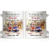 Loving You For The Rest Of My Life, Animated Couple By Fireplace - Personalized Custom Coffee Mug - CPL1266_MG