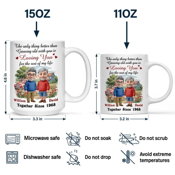 Loving You For The Rest Of My Life Couple - Personalized Mug