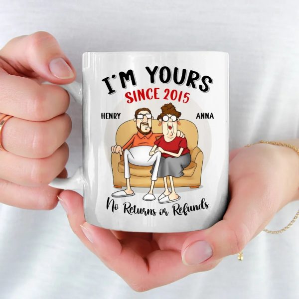 Loving You Is My Forever Plan - Couple Personalized Custom Mug - Gift For Husband Wife, Anniversary
