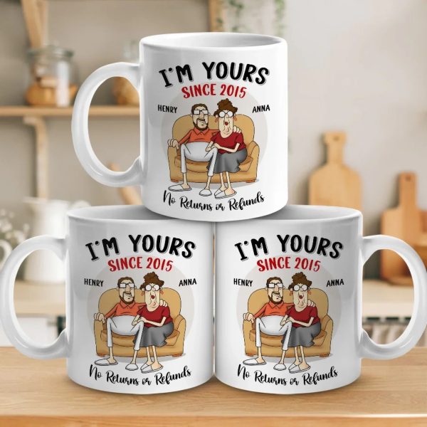 Loving You Is My Forever Plan - Couple Personalized Custom Mug - Gift For Husband Wife, Anniversary