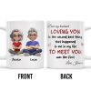 Loving You Is The Second Best Thing, Cartoon Couple Mug - Personalized Custom Coffee Mug - CPL1168_MG