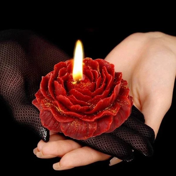 Low Heat Rose Scented Candle for Couples