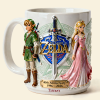 LoZd 40 Years Of Love - Personalized White Edge-to-Edge Mug - Gift For Fan Movies, Anniversary HH01