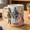 LoZd 40 Years Of Love - Personalized White Edge-to-Edge Mug - Gift For Fan Movies, Anniversary HH01