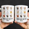 Luckily I've Got A Nice Cock Featuring Diverse Breeds Of Chickens - Personalized Custom Coffee Mug - CPL991_MG