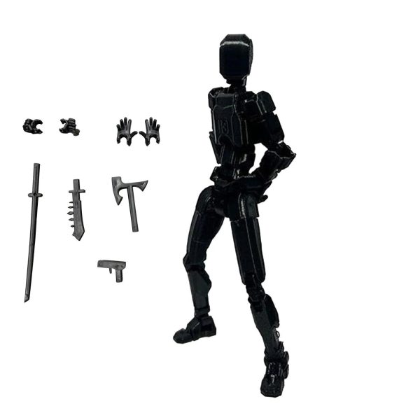 Lucky 13 Figure Toys Dummy 3D Printed Movable Shapeshift Robot Action Figuras