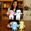 Luminous 30CM Teddy Bear Plush Pillow - Perfect Gift for Kids!