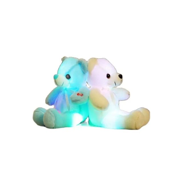 Luminous 30CM Teddy Bear Plush Pillow - Perfect Gift for Kids!