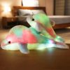 Luminous Plush Dolphin Pillow - Soft, Colorful LED Cushion for Kids